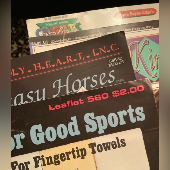 4 Vintage Counted Cross Stitch books with Great patterns, you choose how to use. - Picture 6 of 6